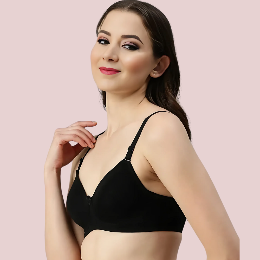 Burgundy Bloom β Maroon Padded Bra (2-Pack )