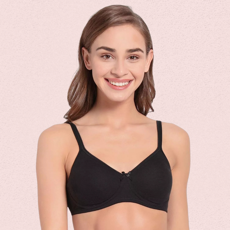 Ultra-Soft Cotton Non-Wired Bra for Women β Set of 2