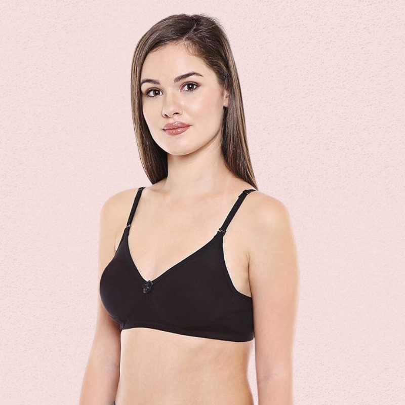 Womenâs Cotton Non-Padded Seamless Bra Set (Pack of 2)