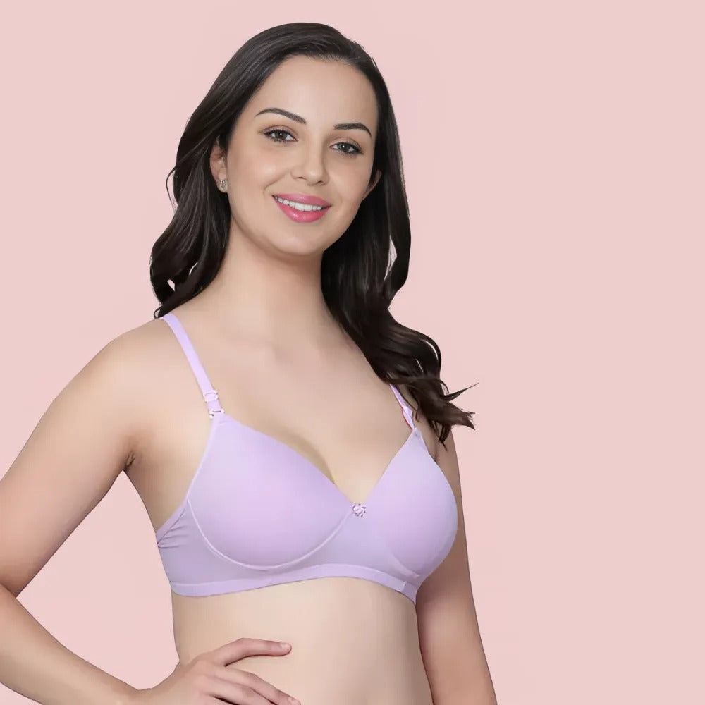 Bliss Wear Non-Wired Padded Bra Essentials β 6 Pack