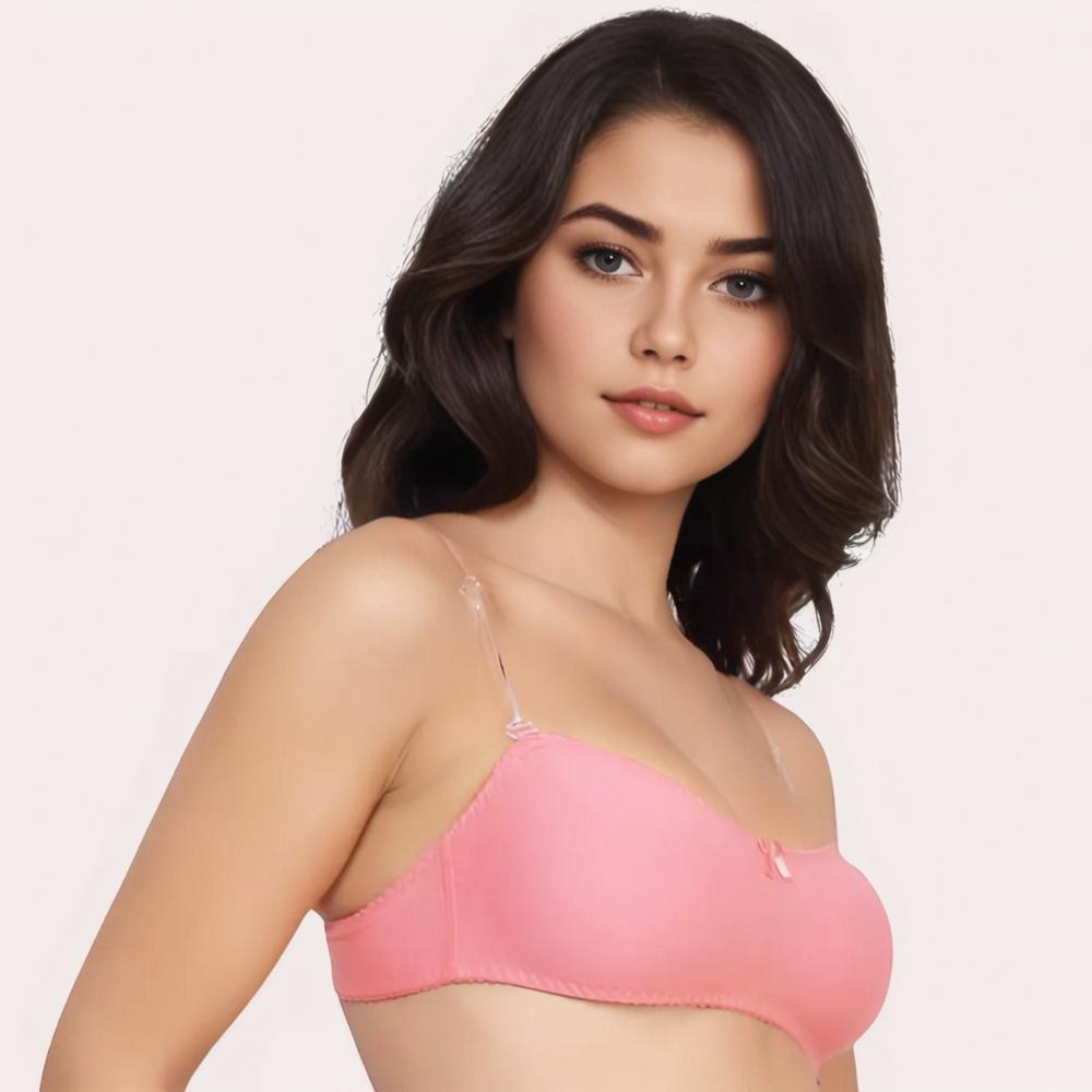 BreezeBare Duo β 2-Pack Summer Cotton Bra with Invisible Straps